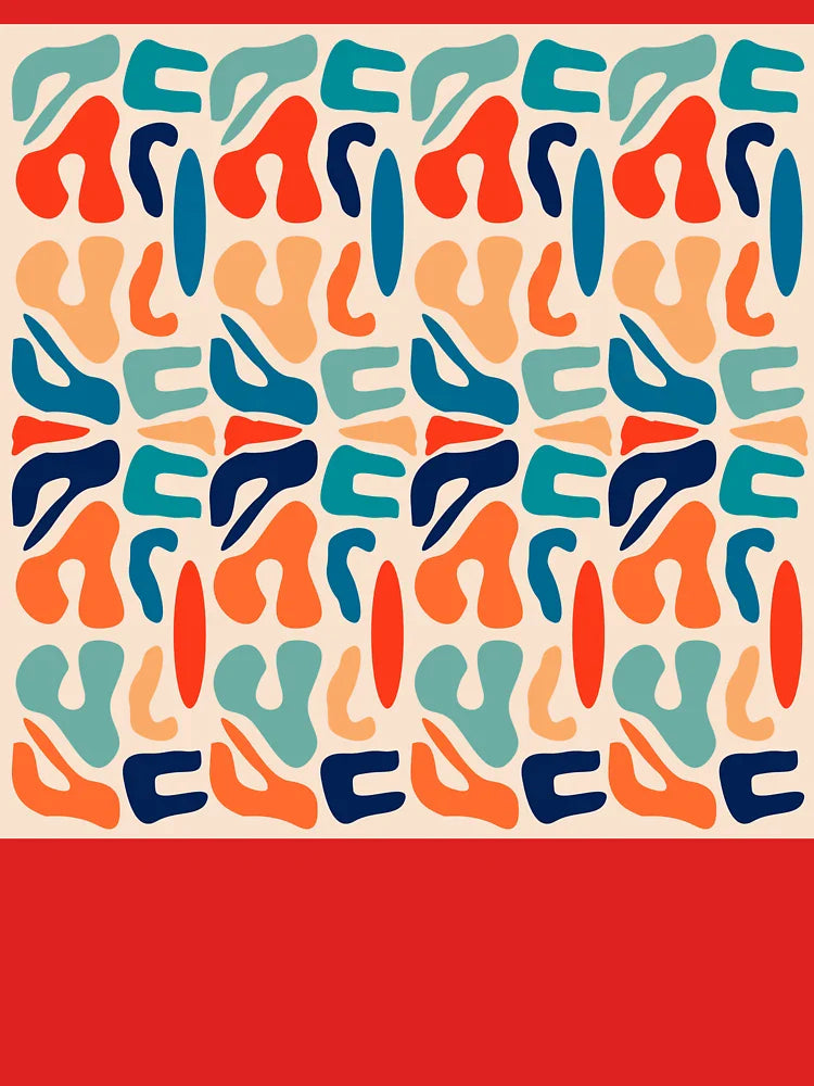 Abstract shapes with old school colors. Classic T-Shirt