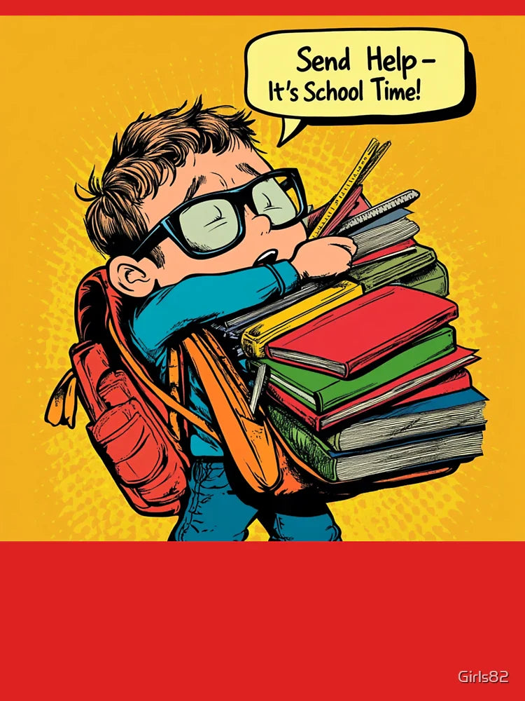 Backpack Overload: Send Help! Classic T-Shirt