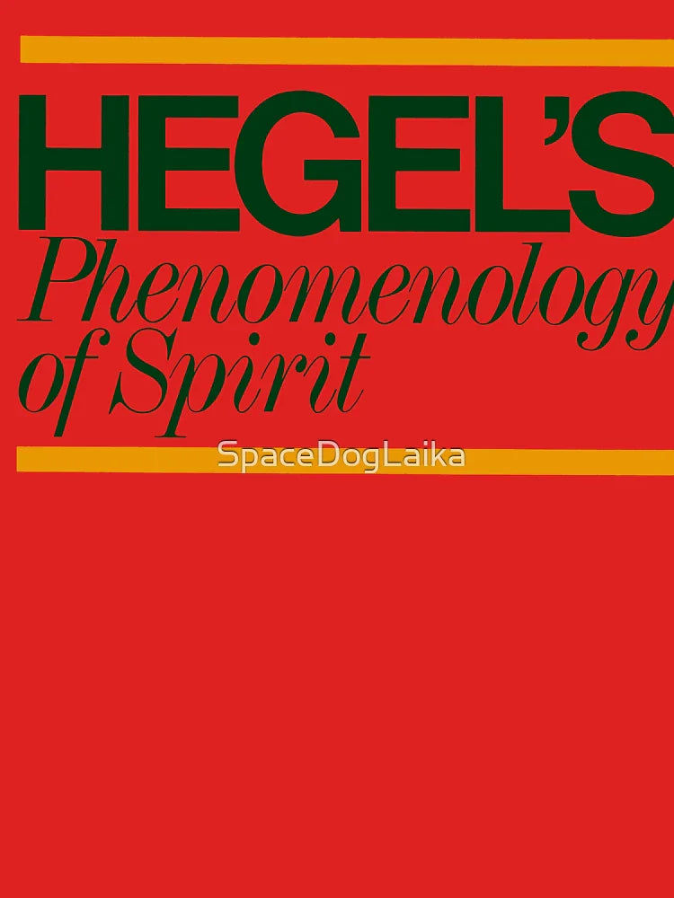 Hegels Phenomenology of Spirit - Book Cover, Aesthetic, Philosophy, Dialectics Classic T-Shirt