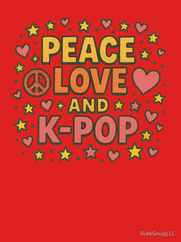 Peace Love and K-Pop Classic T-Shirt