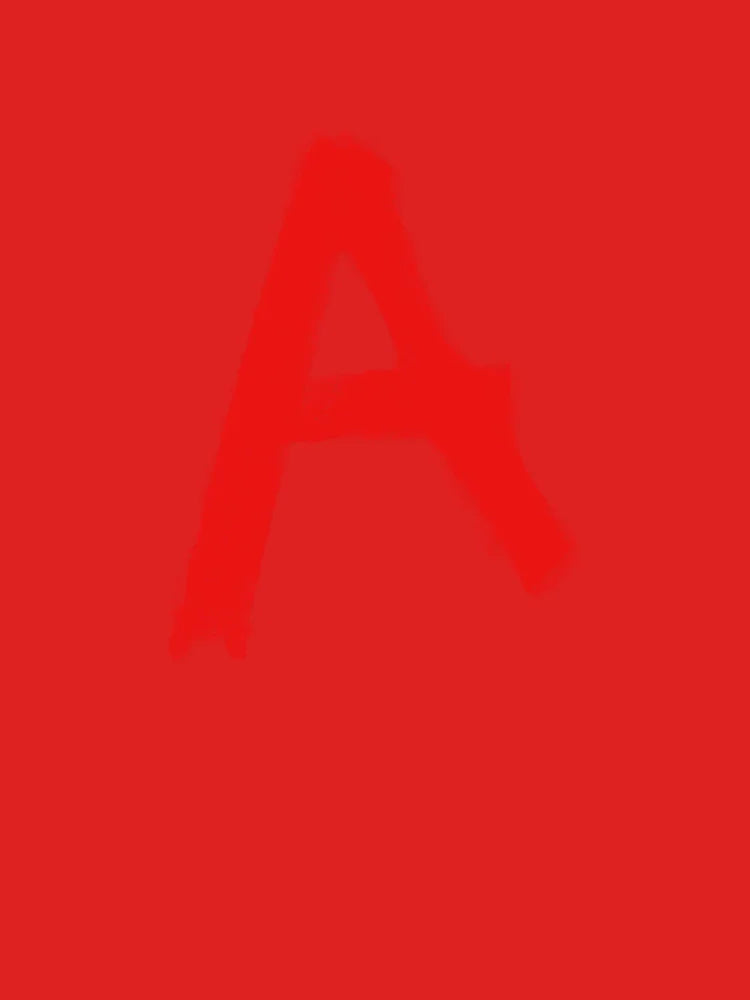 LETTER A RED PAINT DESIGN Classic T-Shirt