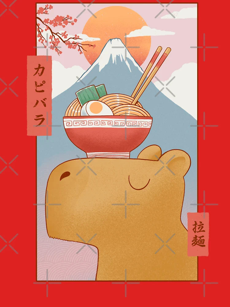 Capybara and ramen Classic T-Shirt