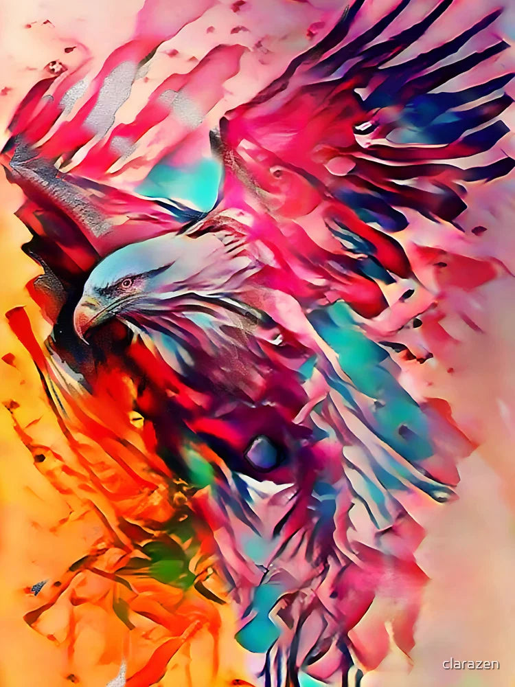 Psychedelic eagle Classic T-Shirt