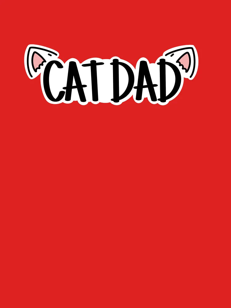Cat Dad with Ears Classic T-Shirt
