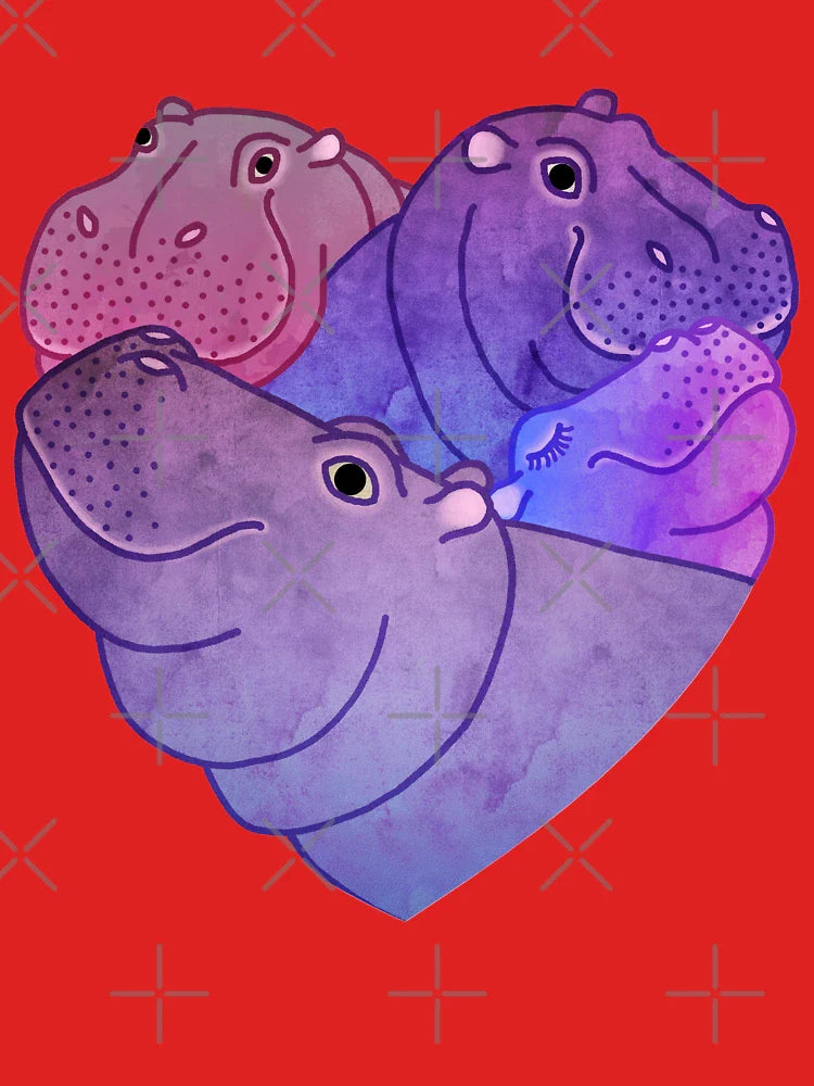 Heart Hippos Classic T-Shirt