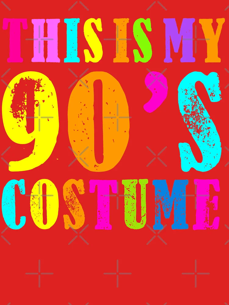 This Is My 90s Costume - Vibe Retro Party Outfit Wear  Classic T-Shirt