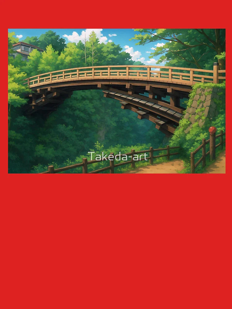 The Saruhashi Bridge at Yamanashi Classic T-Shirt