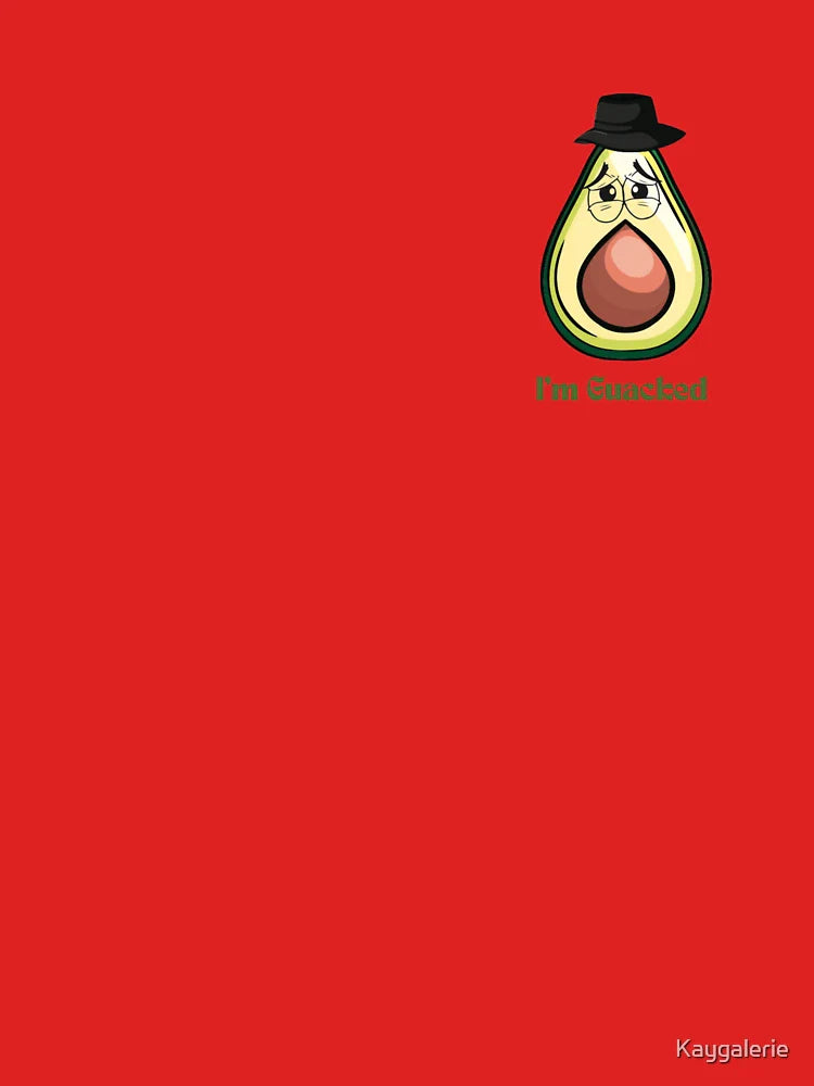 "I'm Guacked" Funny Avocado Illustration – Meme Design  Classic T-Shirt