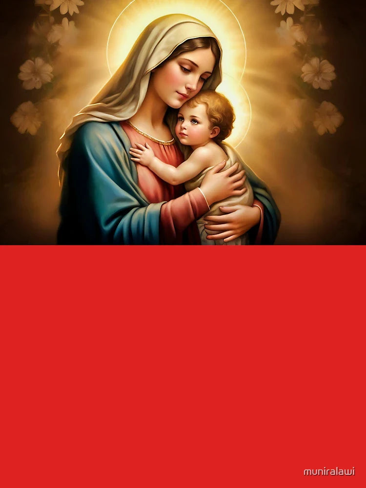 Saint Mary and Baby Jesus L Classic T-Shirt