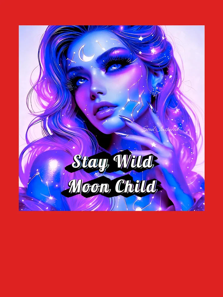 Stay Wild Moon Child Digital Art  Classic T-Shirt