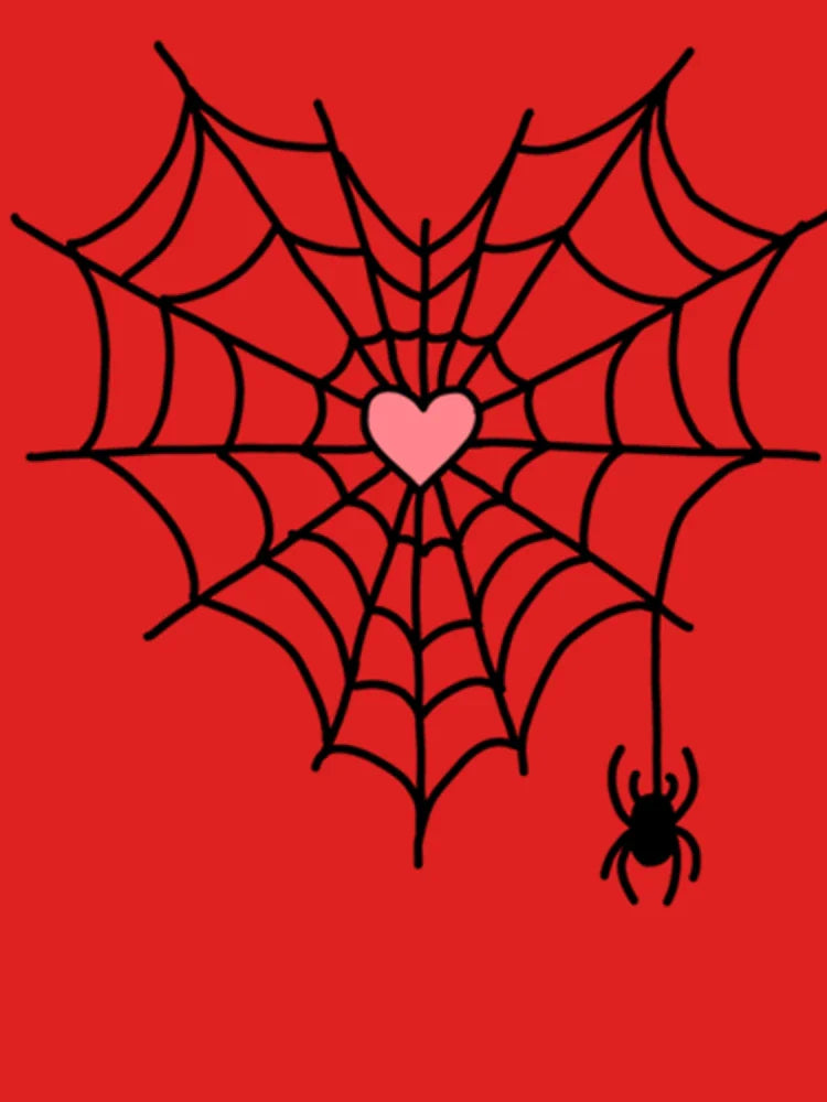 spider web heart   Classic T-Shirt