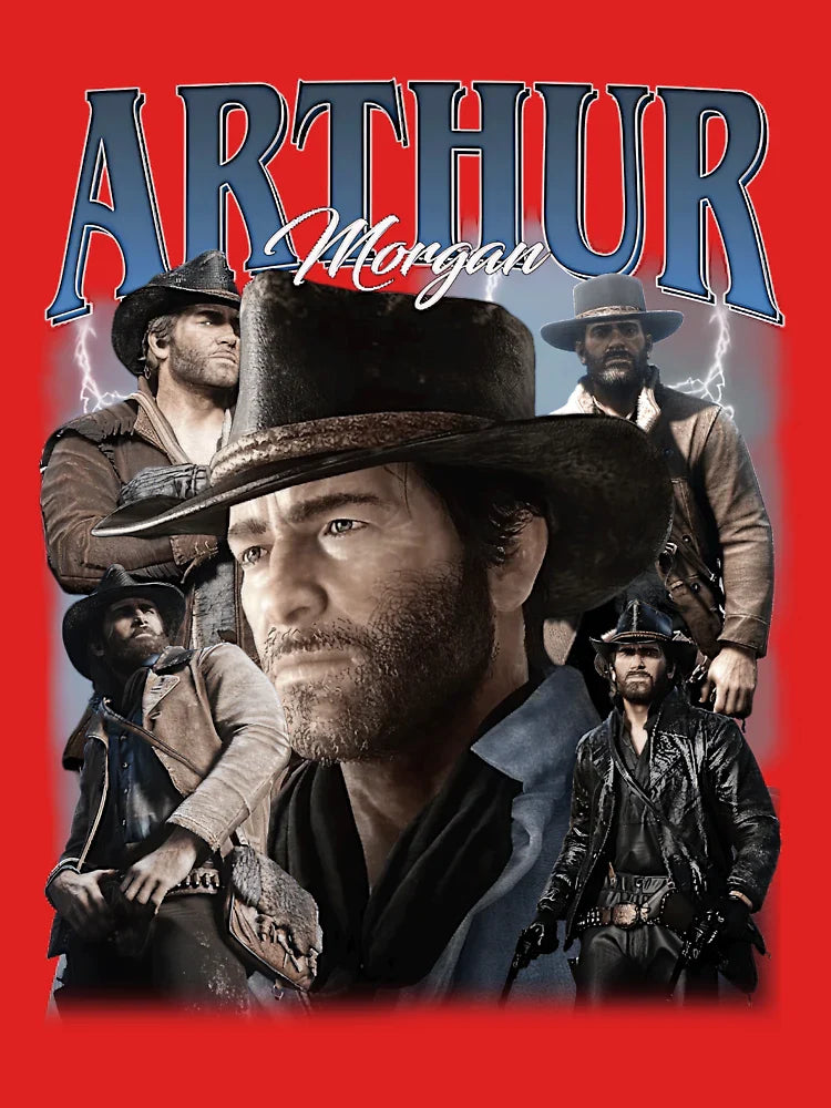 Arthur Morgan Retro 90s For Video Gamer, Gift For Men, For Boys Classic T-Shirt