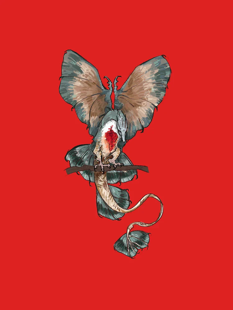 Bleeding-Heart Dragon Classic T-Shirt