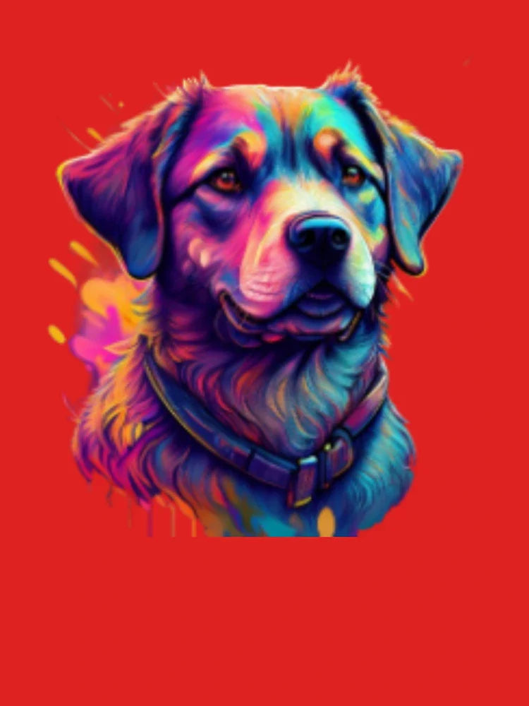 psychedelic dog Classic T-Shirt