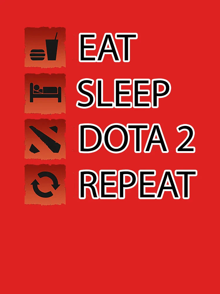 Dota 2 Gamer Life - Eat Sleep Dota 2 Repeat Classic T-Shirt