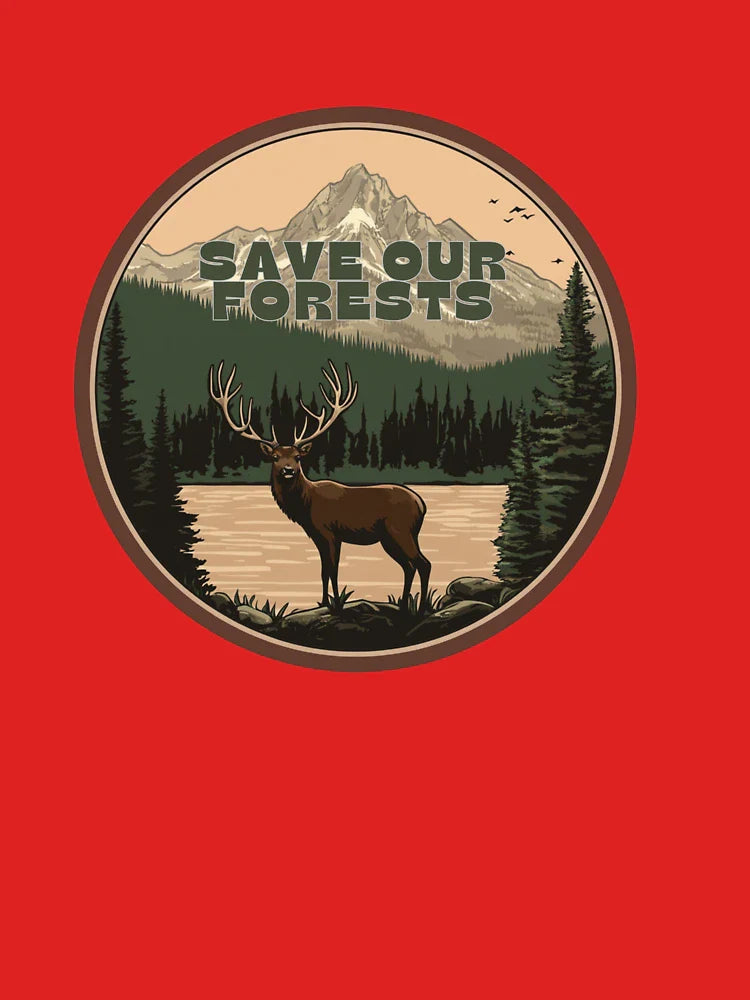 Save Our Forests – Wilderness Conservation Art Classic T-Shirt