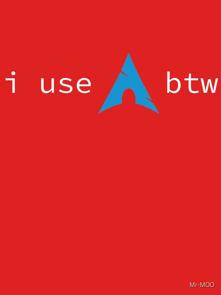 i use arch btw Classic T-Shirt