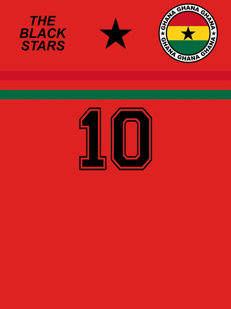 Ghana Soccer Pride Retro Football Jersey for Fans Classic T-Shirt