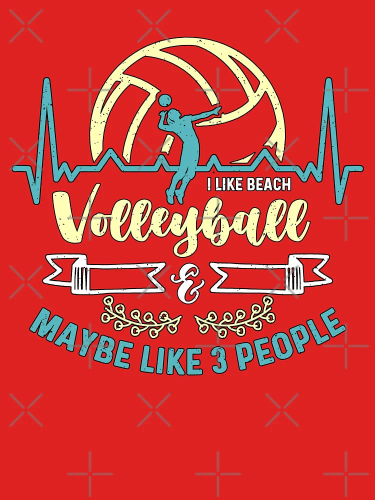 I Like Beach Volleyball & Beachball Volleyballer Classic T-Shirt
