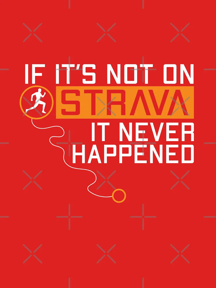 If It's Not On Strava Running T-shirt For Men, Funny Runner Gift for Him, Run Shirt, Marathon Tee, Fitness Dad Tshirt Unisex Classic T-Shirt