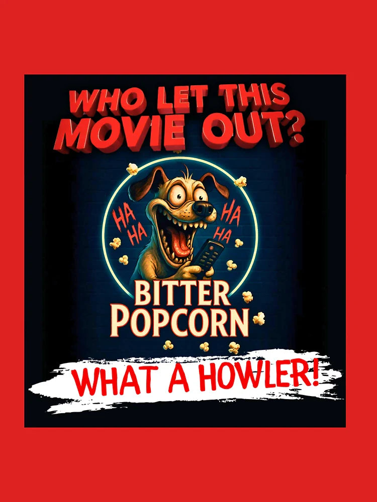Satirical Movie Review Merch with Popcorn Theme Classic T-Shirt