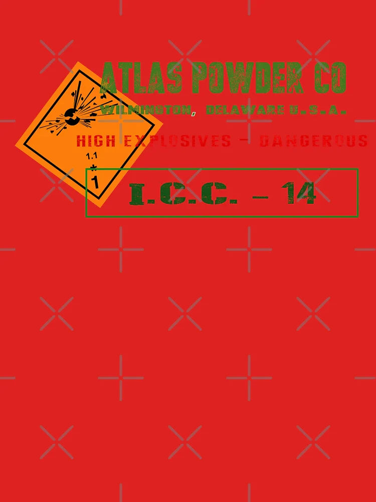 Atlas Powder Company - High Explosives - Crate Stamp Classic T-Shirt