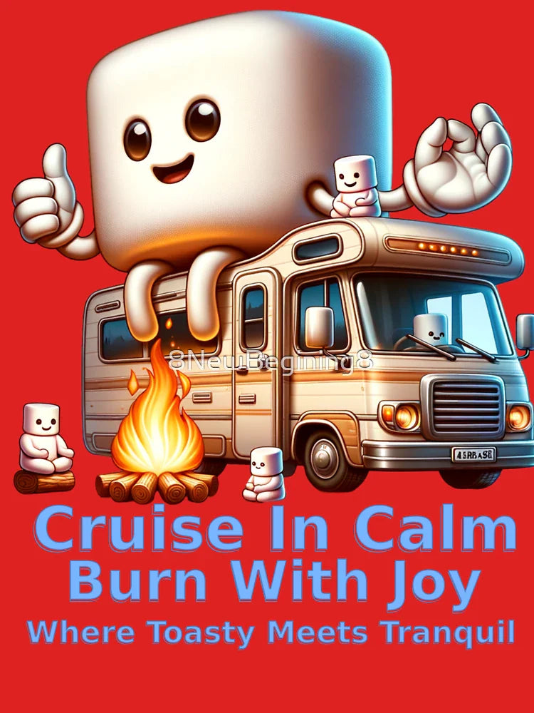 Cruise In Calm – Burn With Joy – Where Toasty Meets Tranquil Classic T-Shirt
