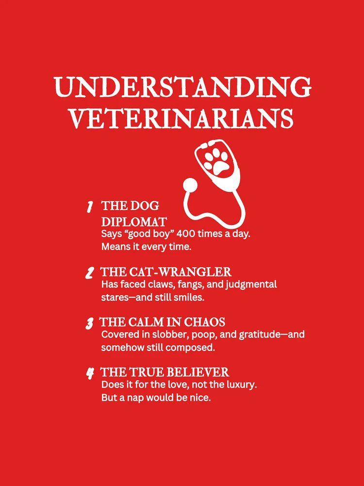 Understanding Veterinarians – Funny Animal Care Definitions – Black Classic T-Shirt