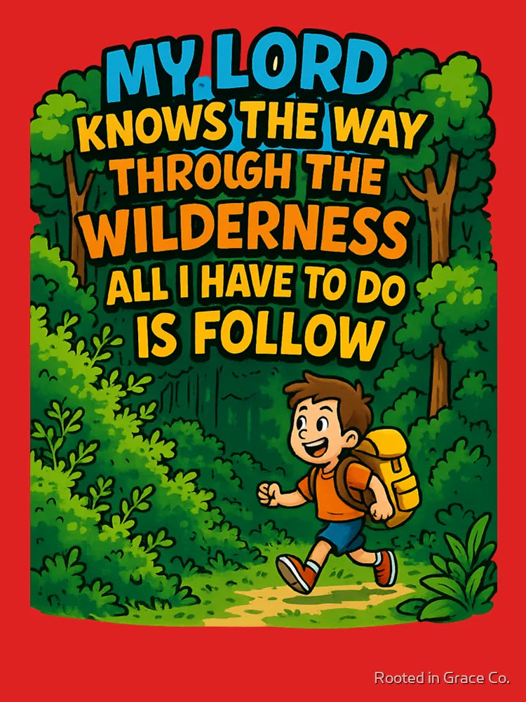 My Lord Knows the Way – Christian Wilderness Adventure Design Classic T-Shirt