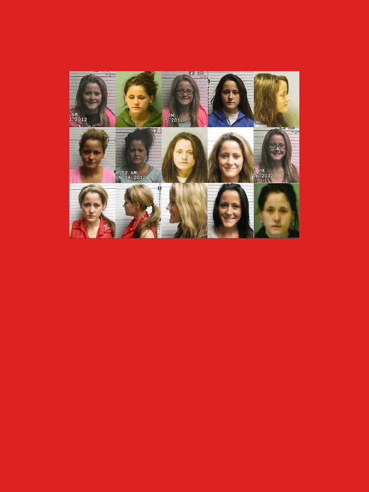 Jenelle Evans Teen Mom Mugshot Collage  Classic T-Shirt