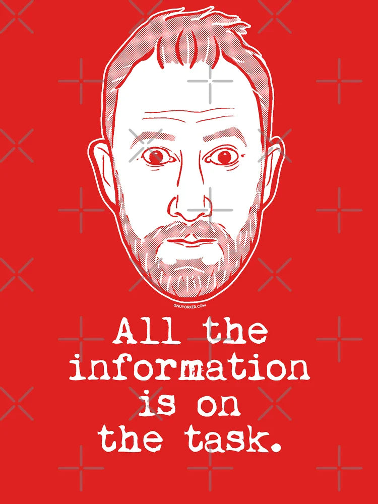 Taskmaster - "All the information is on the task" - Alex Horne Classic T-Shirt