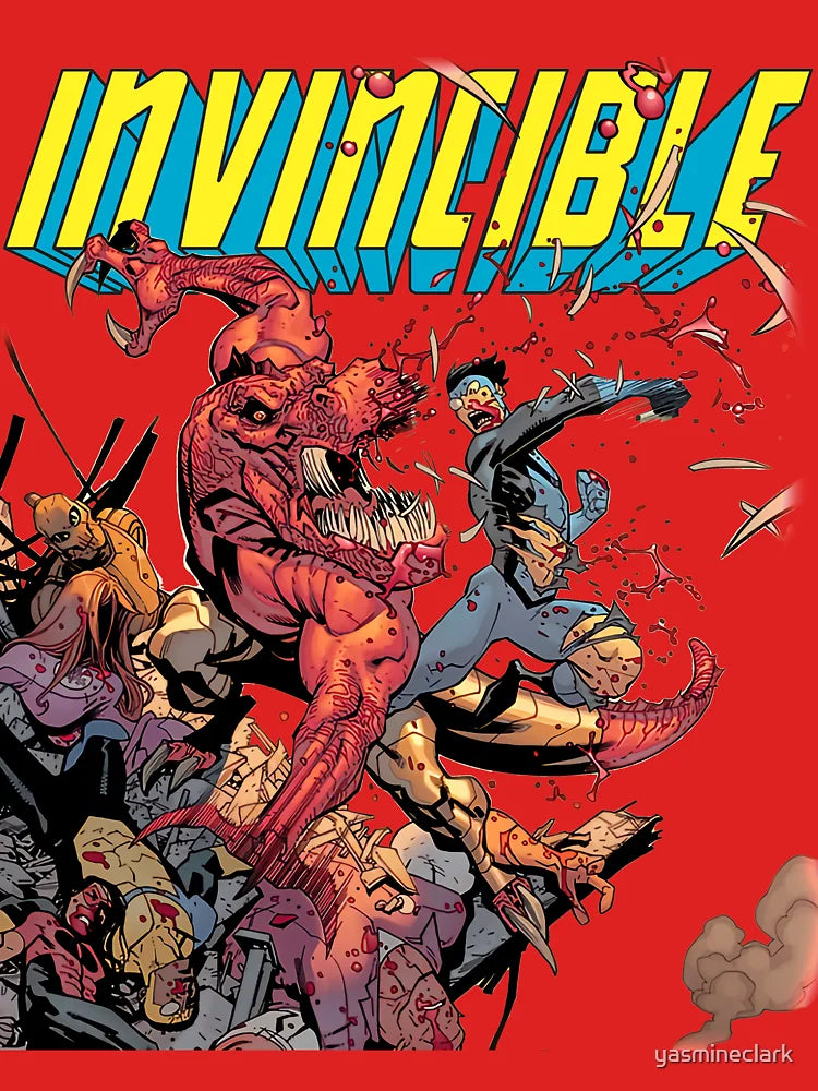 Invincible Vs Alien Classic T-Shirt