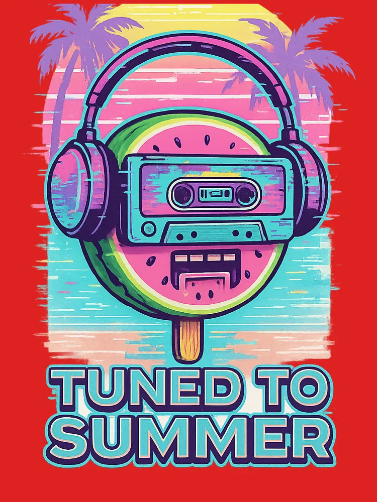 Radiohead Melon – Tuned to Summer Tee | Retro Fruitcore Aesthetic Classic T-Shirt