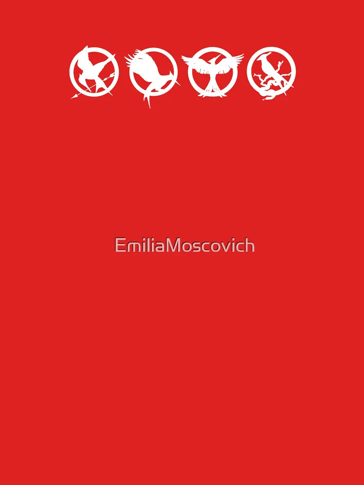 The Hunger Games Mockingjay Logos Classic T-Shirt