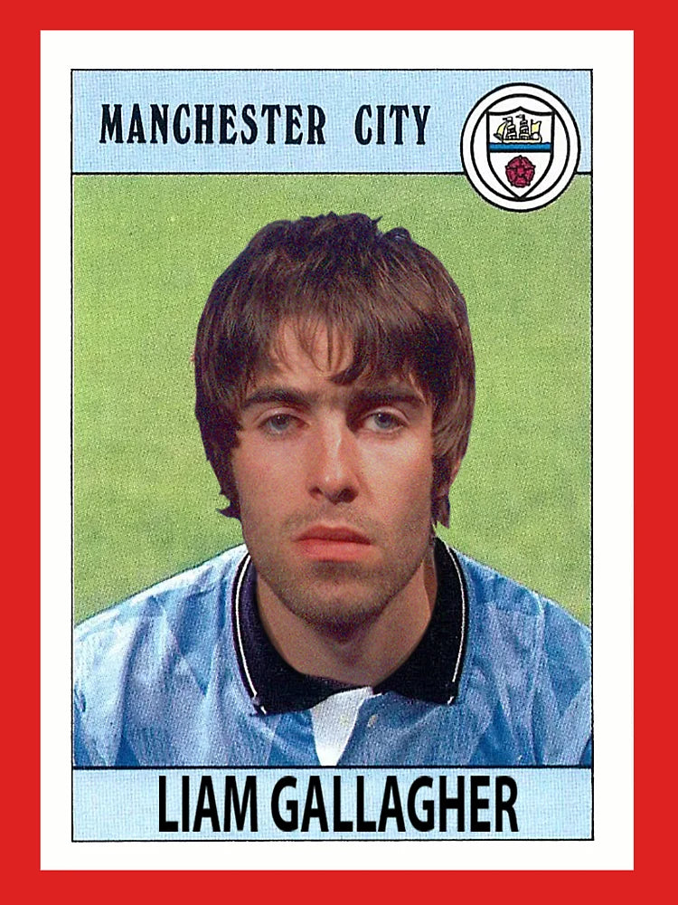 Liam Gallagher Retro Football Sticker Classic T-Shirt