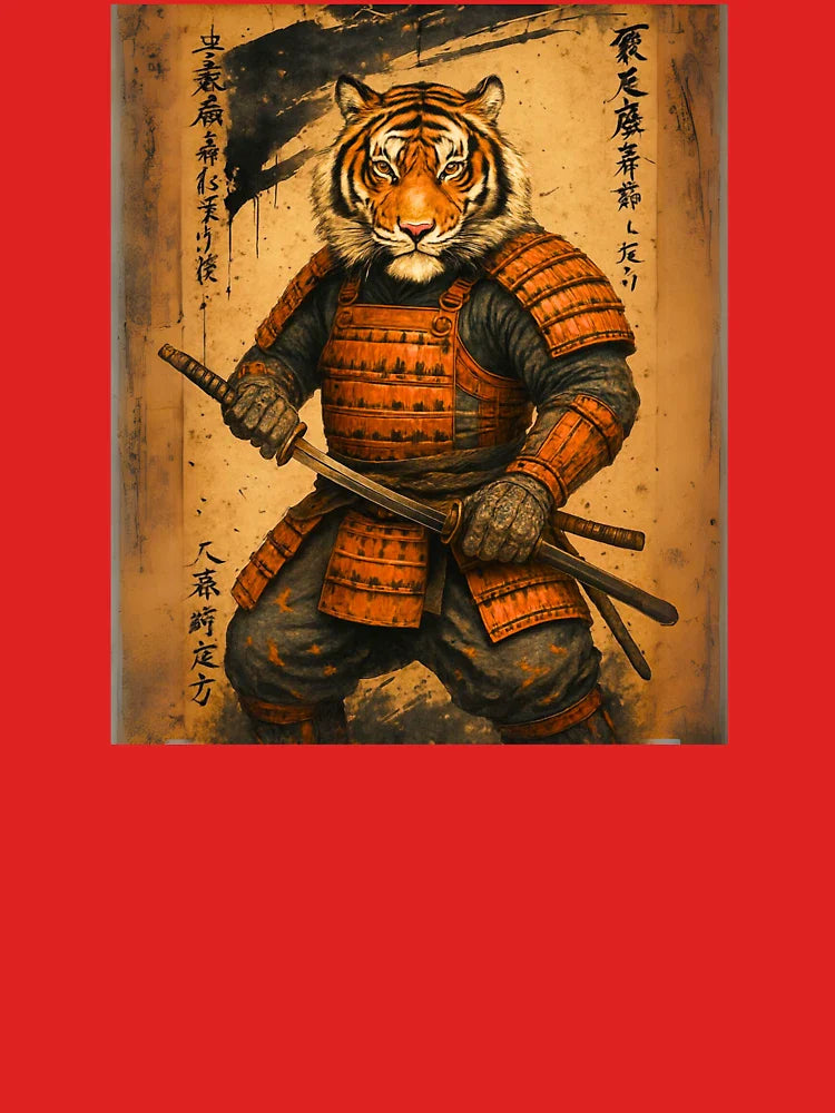 Tiger Samurai Warrior - Japanese Ink Style  Classic T-Shirt