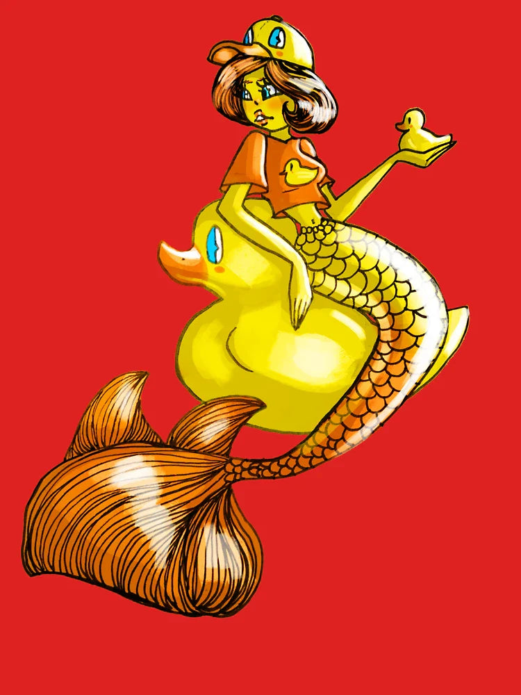 Rubber Ducky Mermaid Classic T-Shirt
