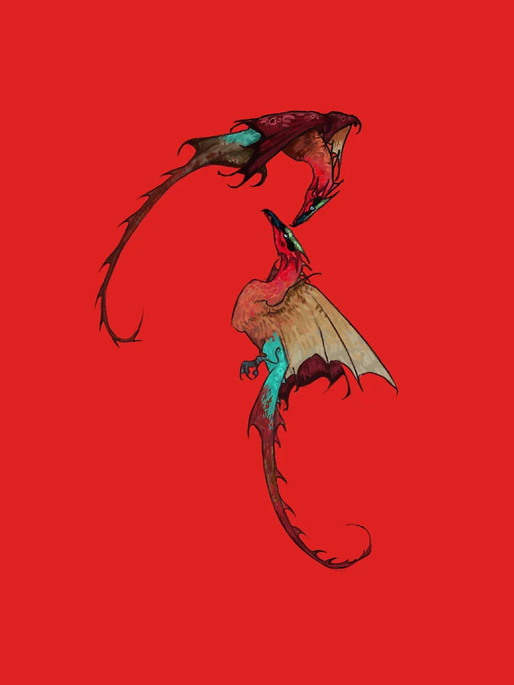 Carmine Bee-Eater Dragon Classic T-Shirt