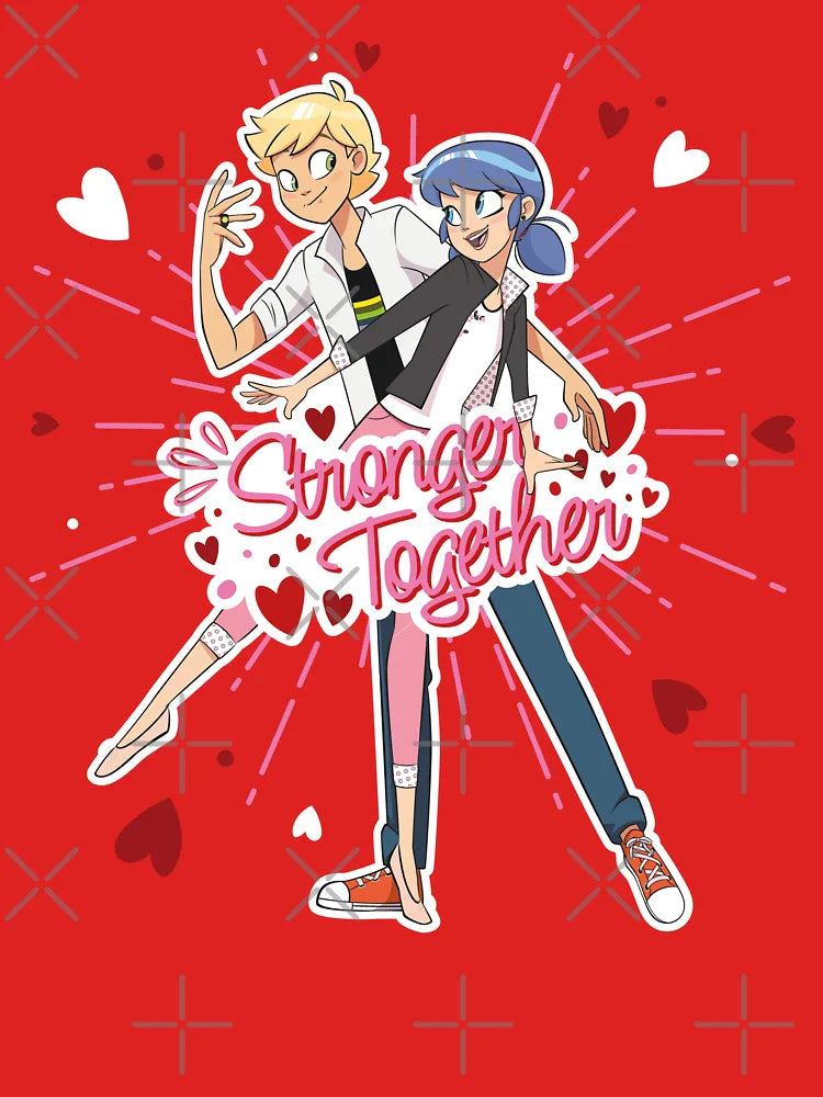 Miraculous Ladybug - Valentine's Day Collection - Stronger Together Classic T-Shirt