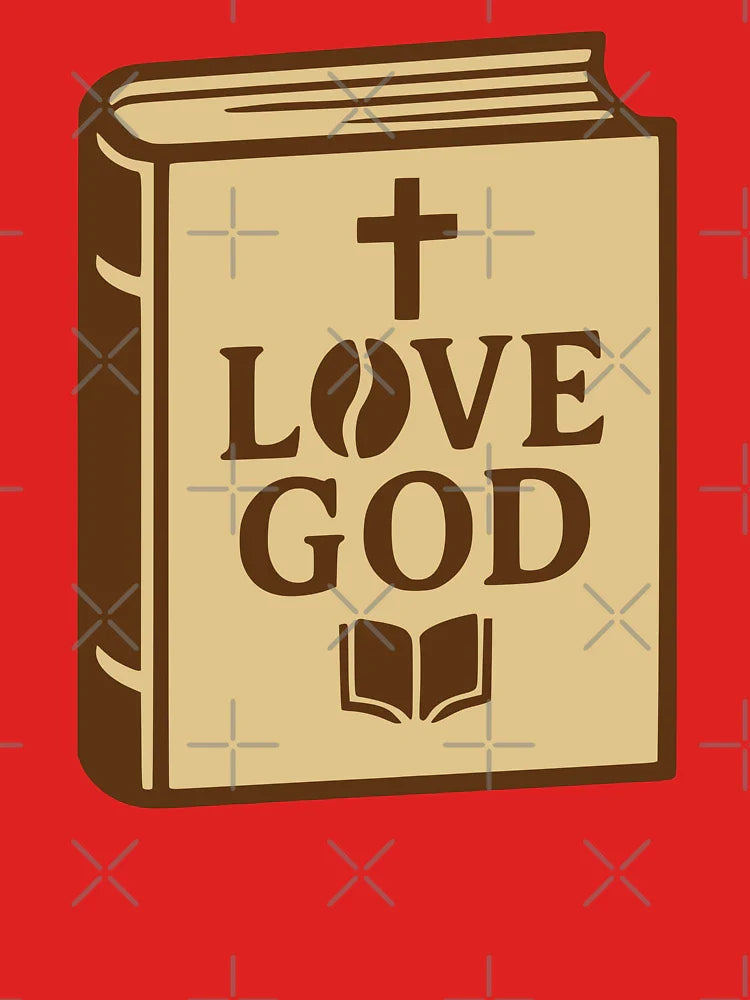 Love God Drink Coffee Read Books Christian Design Classic T-Shirt