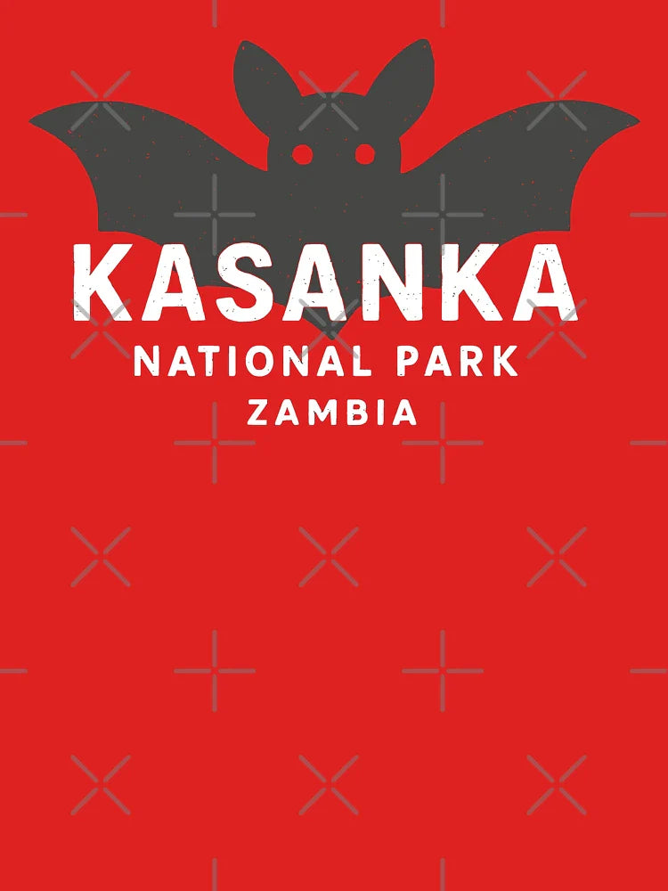 Kasanka National Park Zambia Bat Retro Travel Art Classic T-Shirt