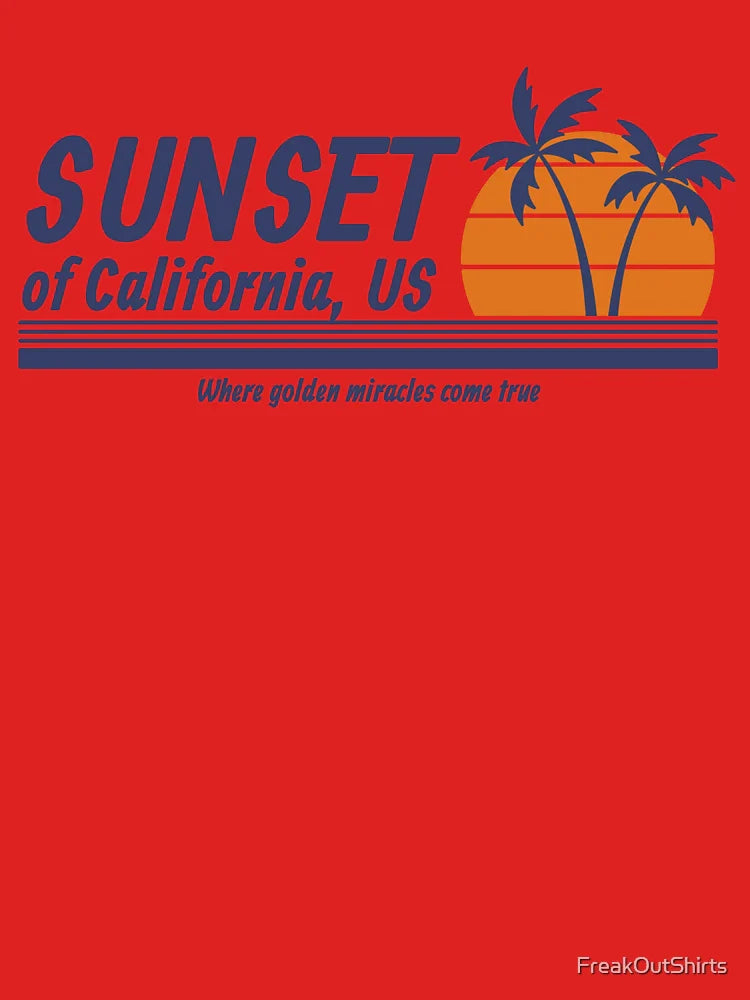 Sunset of California, US Classic T-Shirt