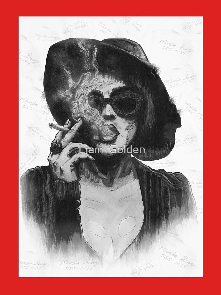 Marla Singer Illustration Classic T-Shirt