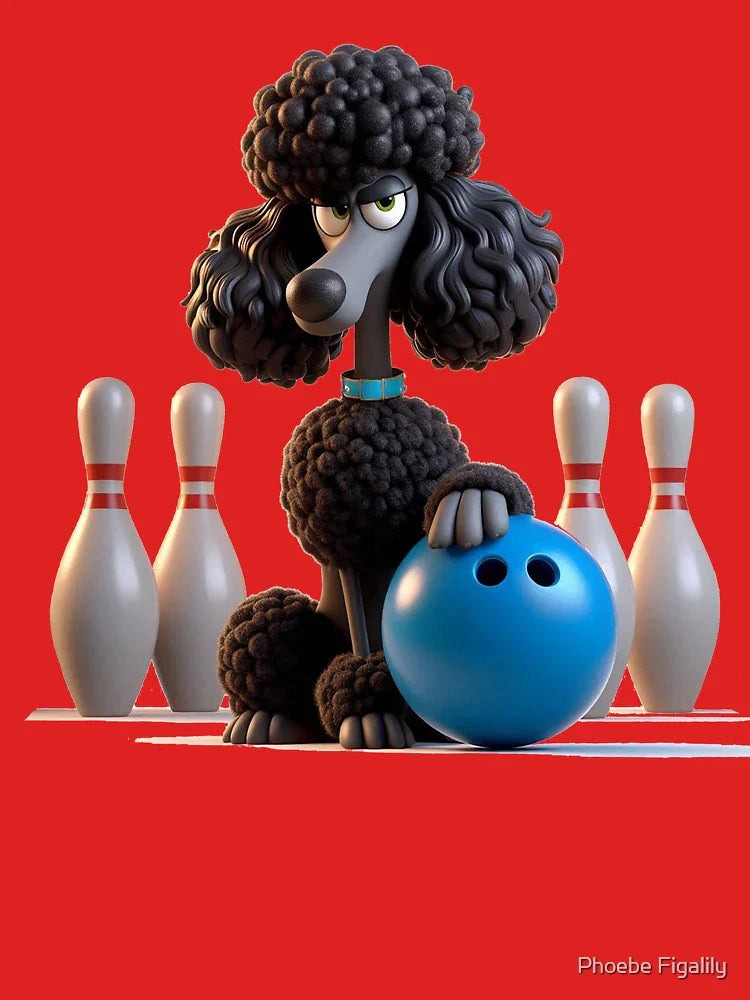 Poodle on the Lanes Classic T-Shirt