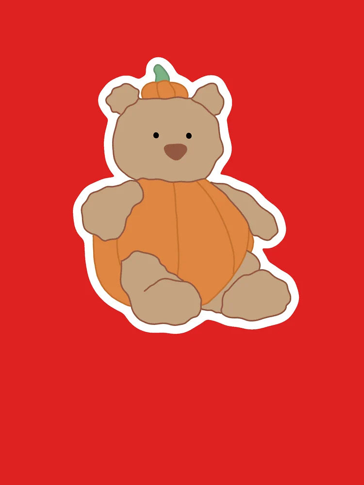 Pumpkin Bartholomew Jellycat Bear Classic T-Shirt