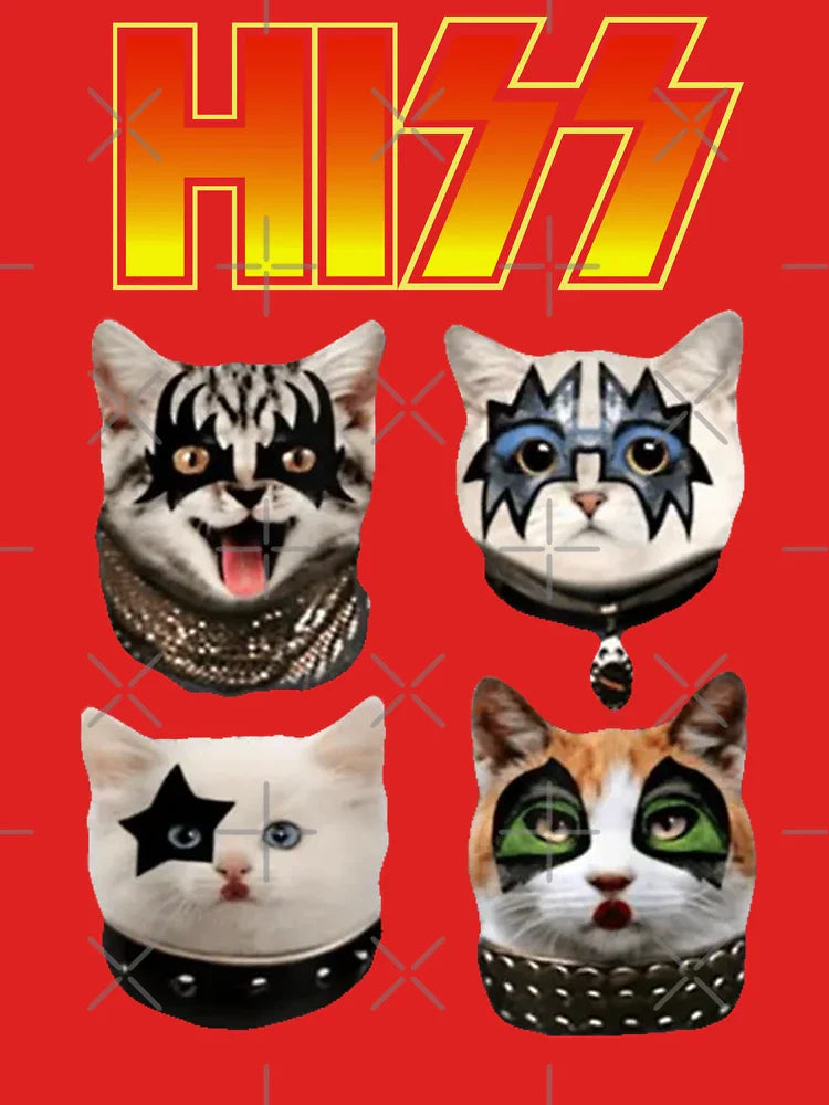 Hiss Funny Cats Classic T-Shirt