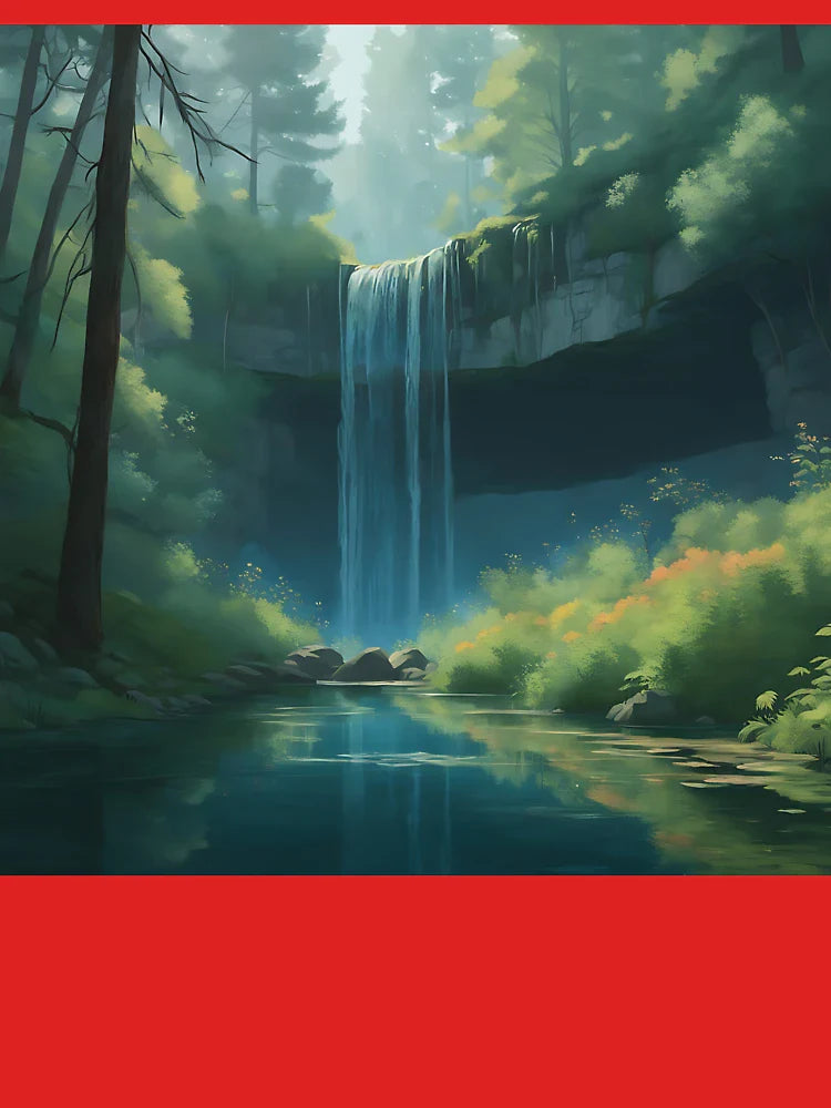 Waterfall in the Forest Classic T-Shirt