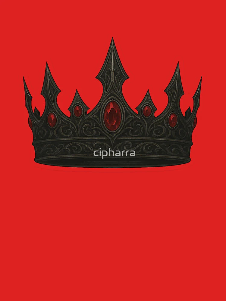 Bloodstone Gothic Crown – Dark Royalty Classic T-Shirt