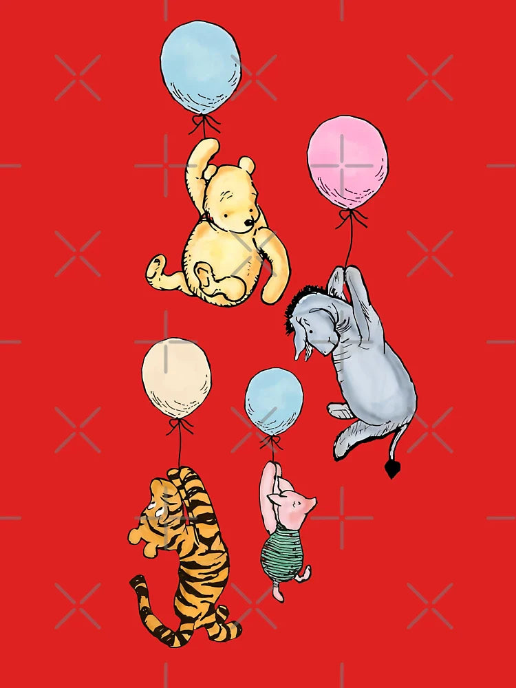 Winnie and Friends Balloon Adventure Classic T-Shirt