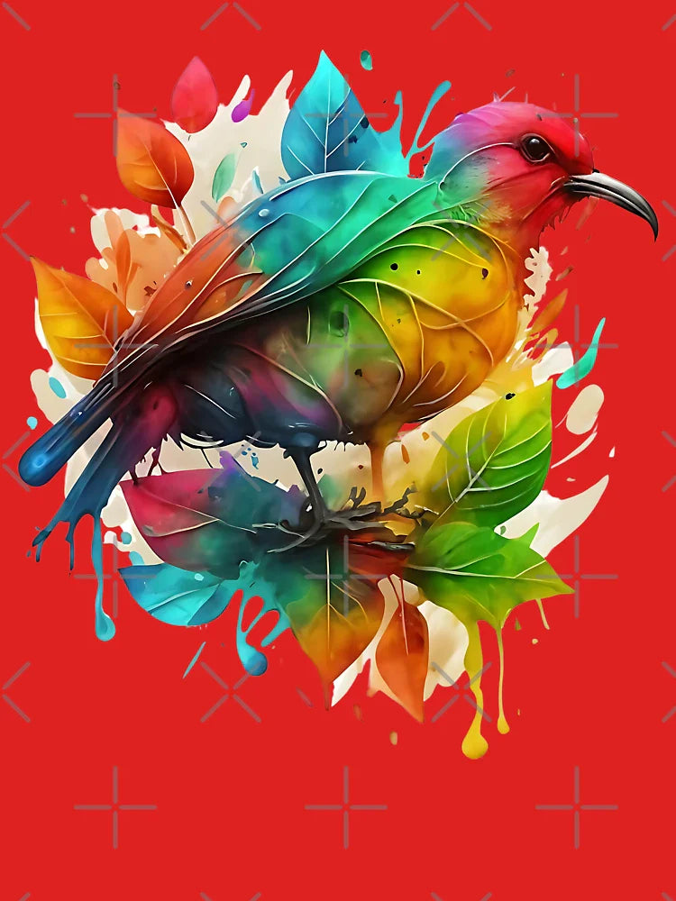 Colorful kiwi bird, New Zealand symbol Classic T-Shirt